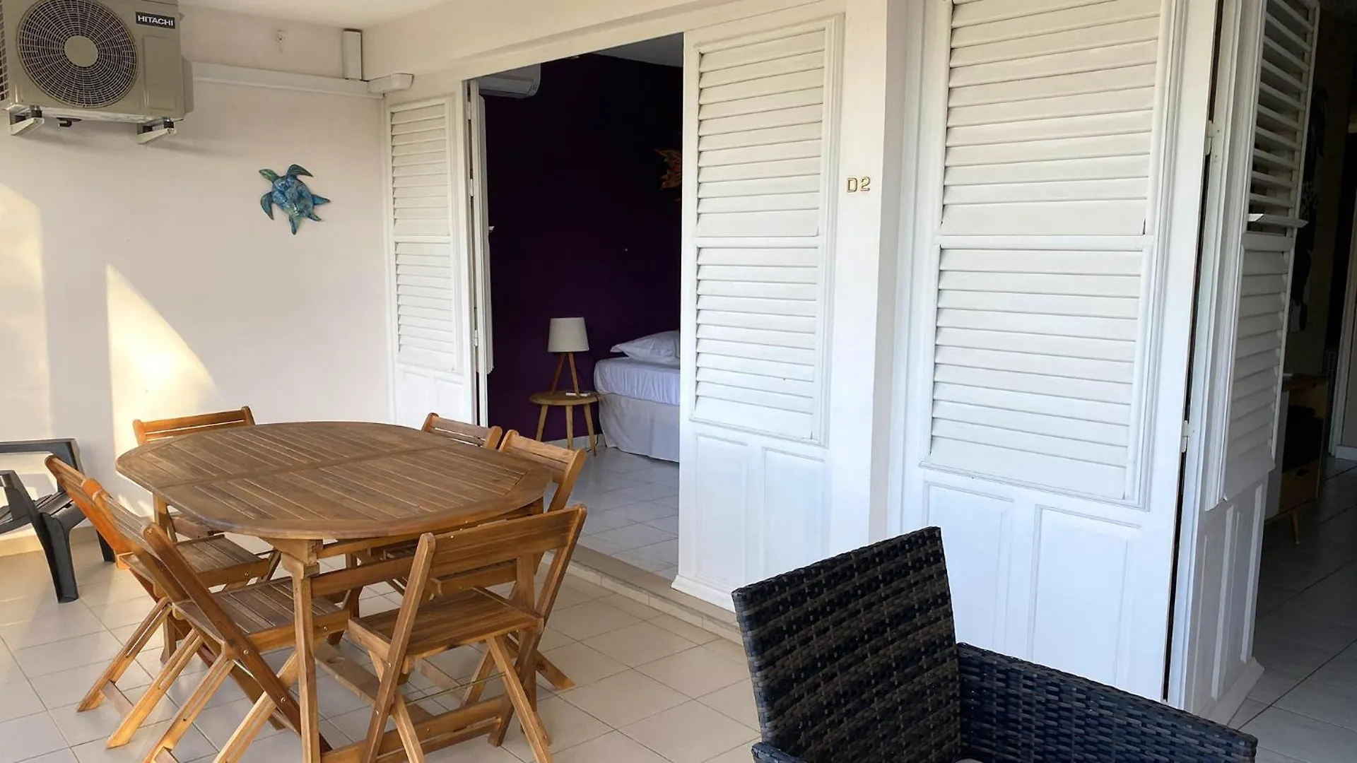 Indigo, Anse Mitan, Beau F2 Sublime Vue Mer, Proche Plage Les Trois-Ilets Apartment